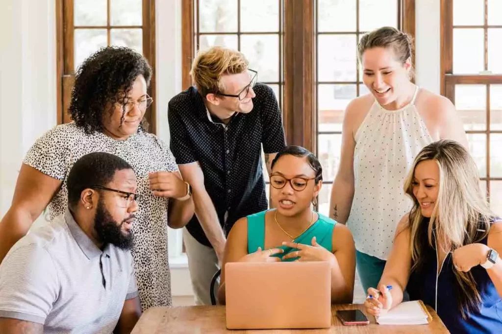 Une équipe de travail