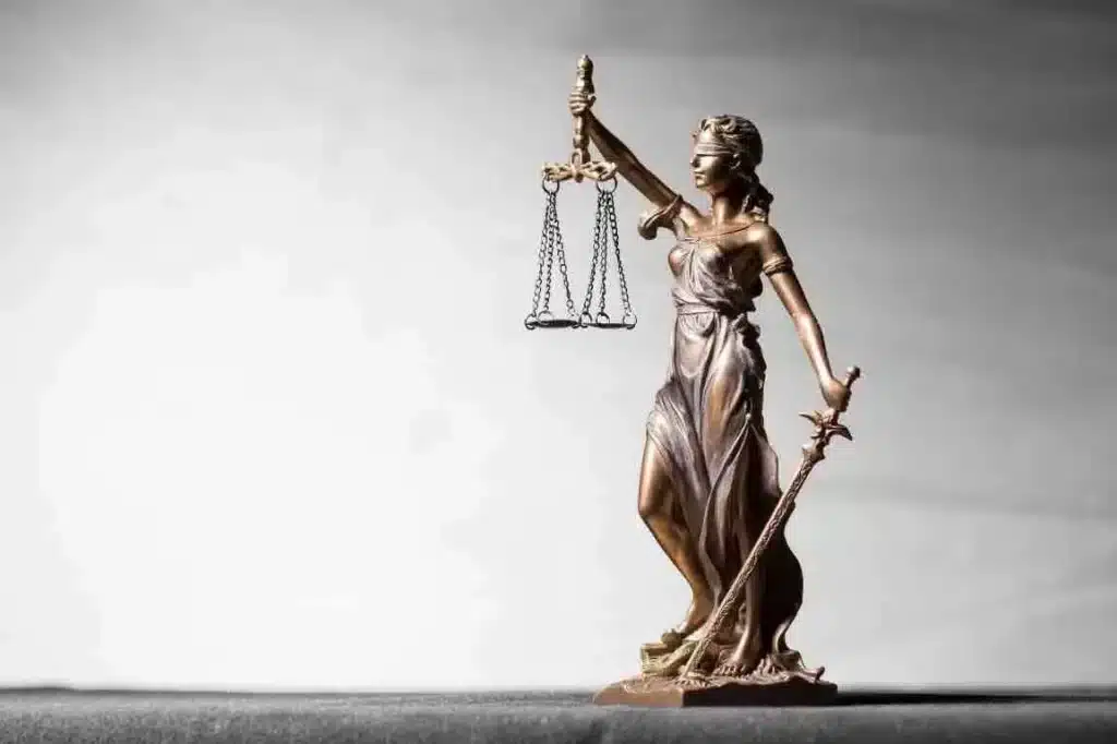 Le signe de la justice et des lois
